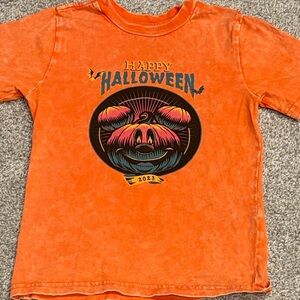 Disney Orange Halloween Kids Tee